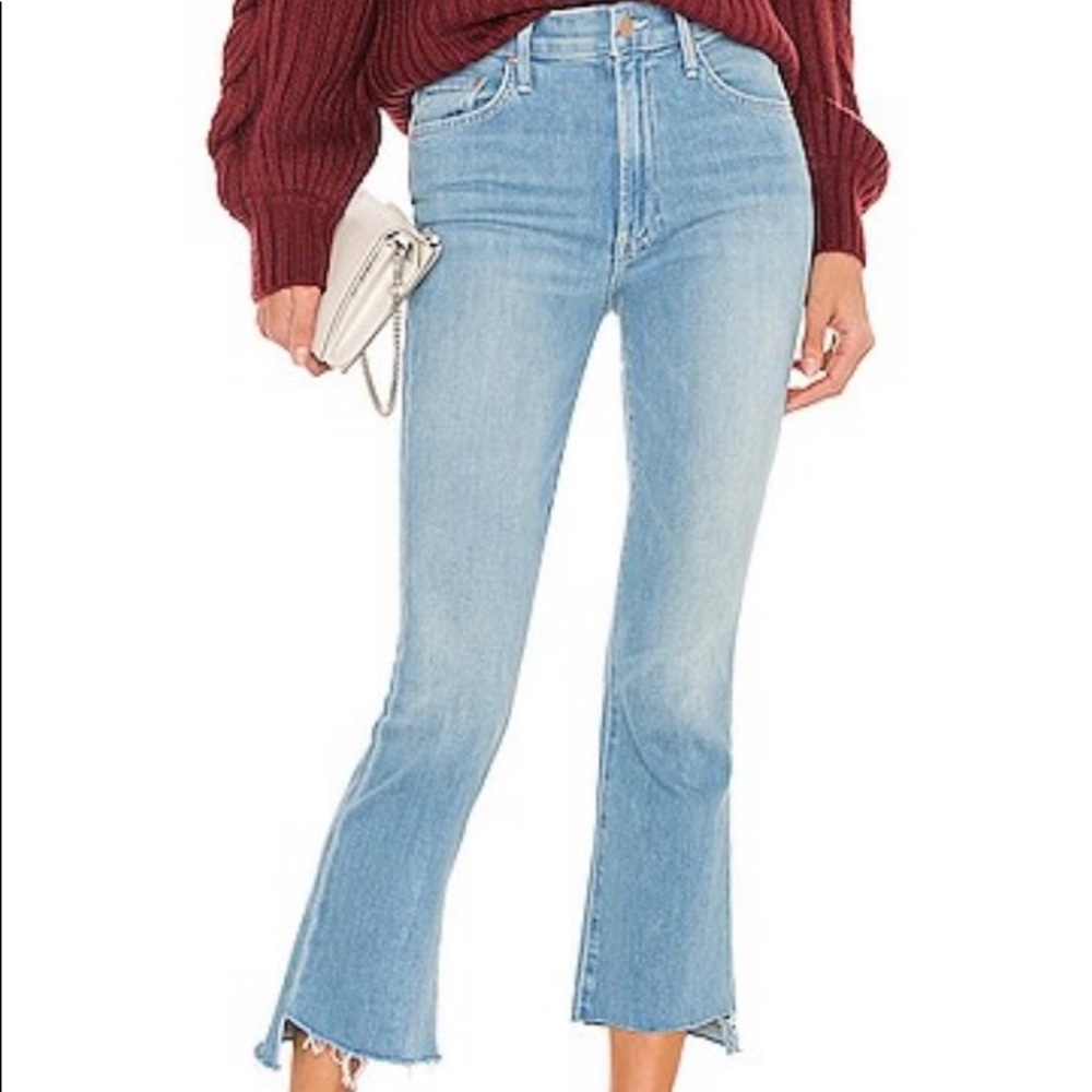 MOTHER Denim Insider Crop Step Fray - Hold My Hand